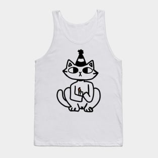 A clown cat Tank Top